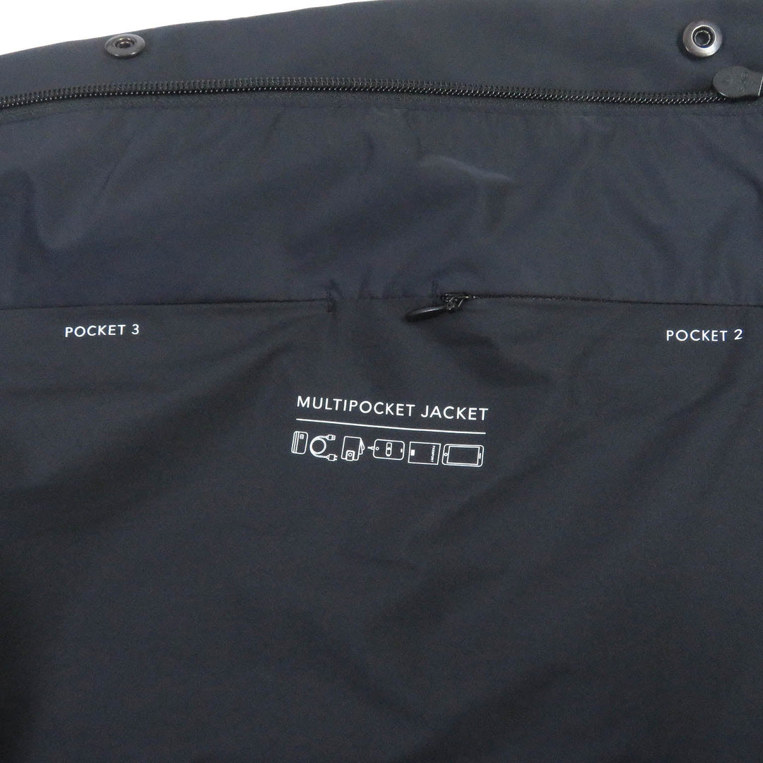 EMPORIO ARMANI coat Main: 100% polyester Dark navy mens 48 Used Authentic