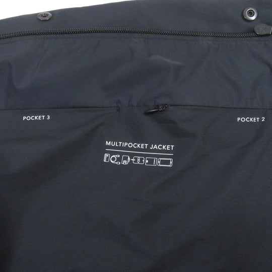 EMPORIO ARMANI coat Main: 100% polyester Dark navy mens 48 Used Authentic