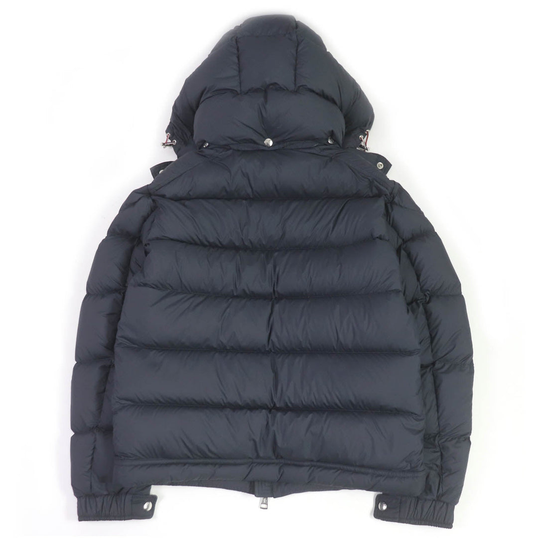 MONCLER Down jacket Outer: 100% polyester, Lining: 100% nylon, Filling: 90% down, Filling: 10% feather Navy POIRIER mens zero size Used Authentic