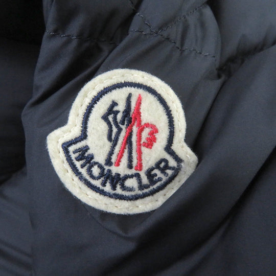 MONCLER Down jacket Outer: 100% polyester, Lining: 100% nylon, Filling: 90% down, Filling: 10% feather Navy POIRIER mens zero size Used Authentic