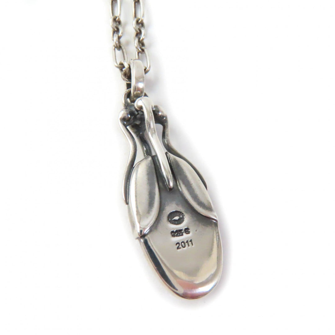 Georg Jensen Necklace Main: SV925, Part: Amethyst Purple Silver 2011 Year Necklace Women Used Authentic