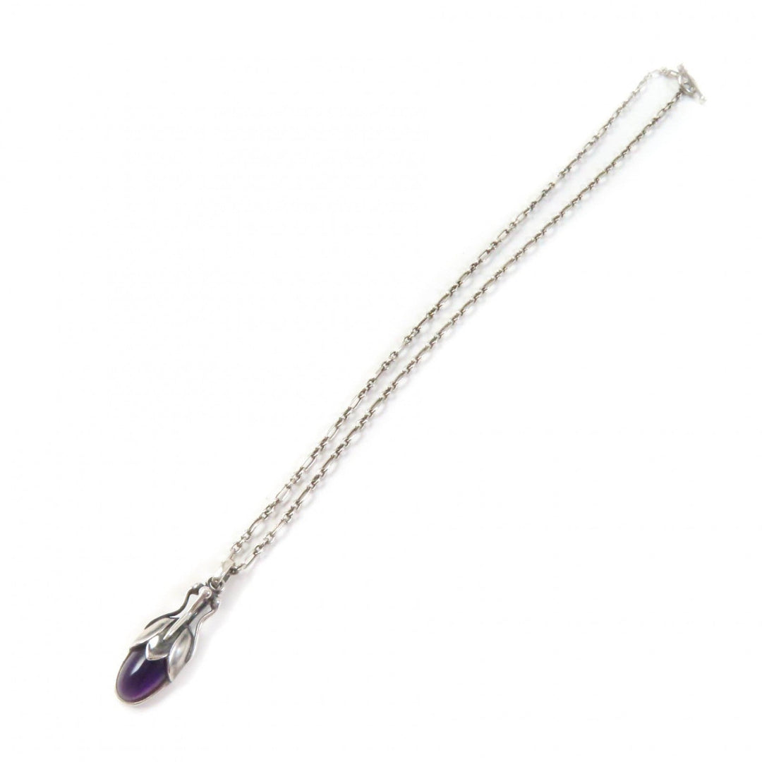 Georg Jensen Necklace Main: SV925, Part: Amethyst Purple Silver 2011 Year Necklace Women Used Authentic