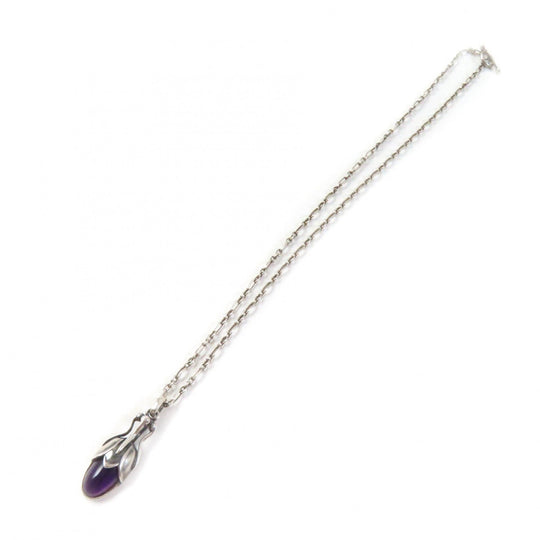 Georg Jensen Necklace Main: SV925, Part: Amethyst Purple Silver 2011 Year Necklace Women Used Authentic