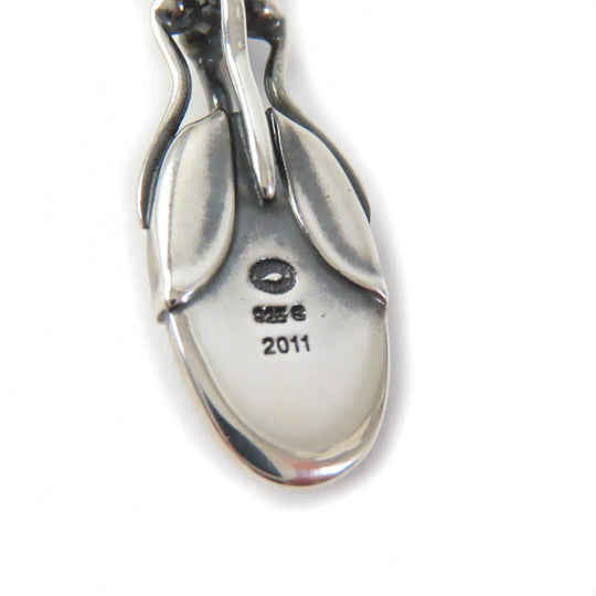 Georg Jensen Necklace Main: SV925, Part: Amethyst Purple Silver 2011 Year Necklace Women Used Authentic