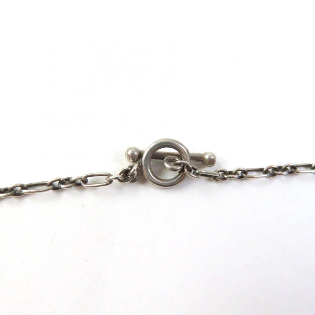 Georg Jensen Necklace Main: SV925, Part: Carnelian Silver orange 1996 Year Necklace Women Used Authentic