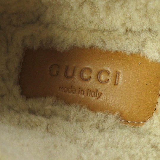 GUCCI loafers Main: , Main: Tweed Inner: Boa Navy red white Women 36 1/2 Used Authentic