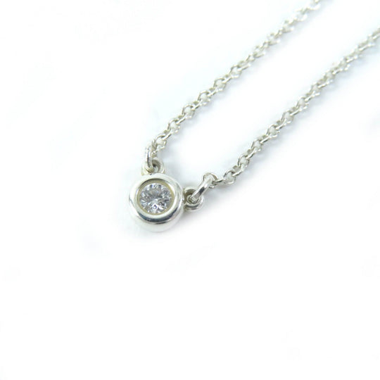 TIFFANY&Co. Necklace Main: AG925, Part: Diamond Silver El Saperetti Color by the Yard Women Used Authentic