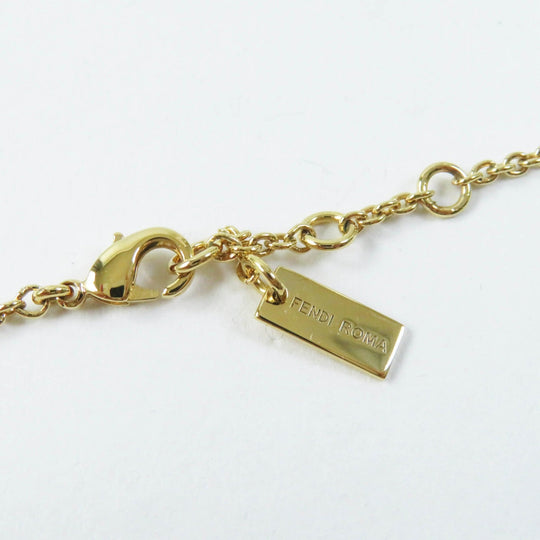 FENDI Necklace 8AK081 Gold Plated gold Women Used Authentic