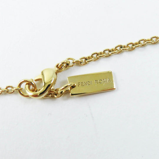 FENDI Necklace 8AK081 Gold Plated gold Women Used Authentic