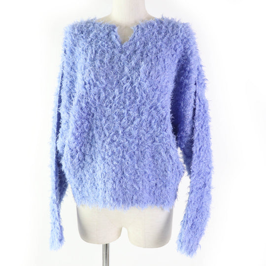 PLEATS PLEASE knit PP81-JK511 Main: 68% polyester, 32% rayon Light blue Women 3 Used Authentic