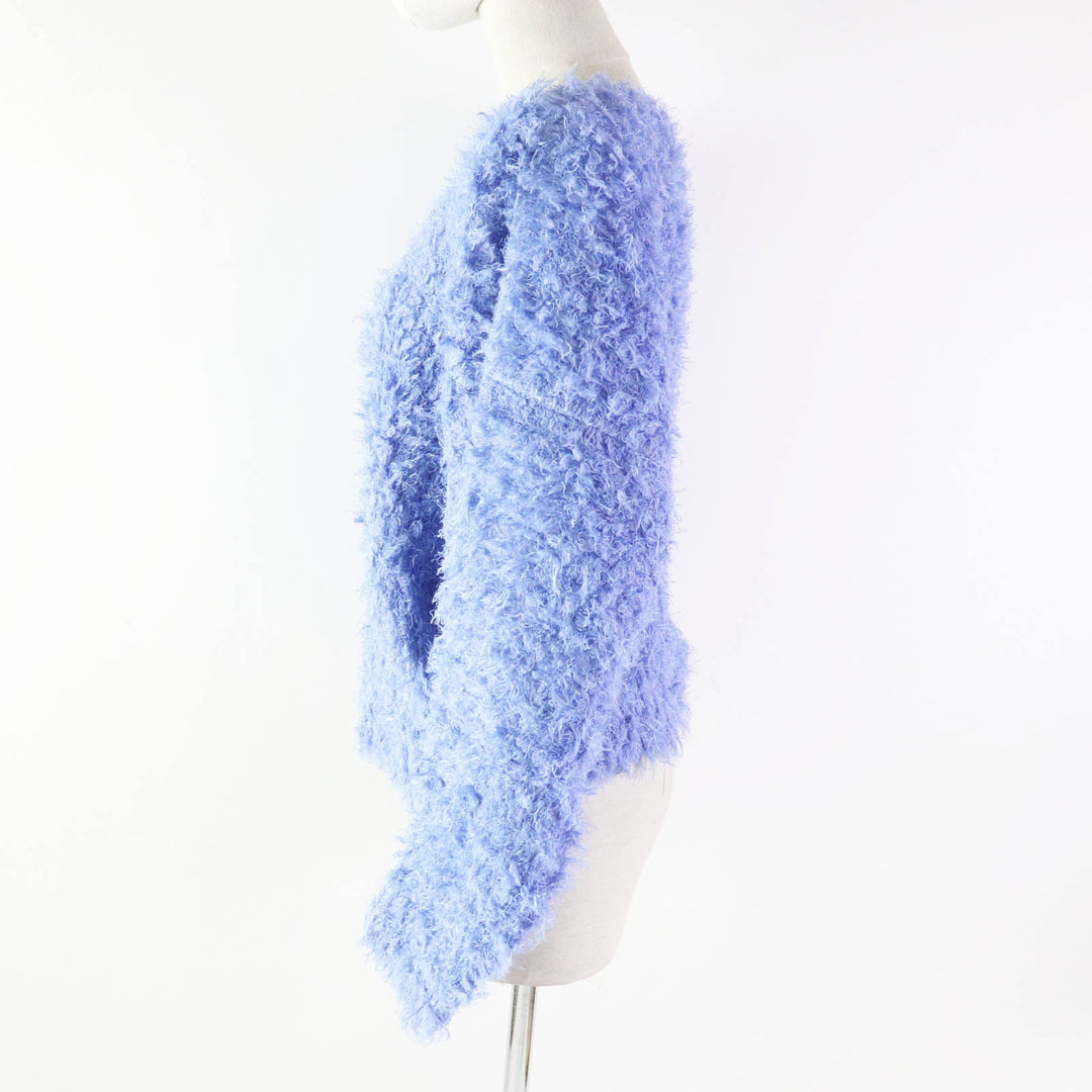 PLEATS PLEASE knit PP81-JK511 Main: 68% polyester, 32% rayon Light blue Women 3 Used Authentic