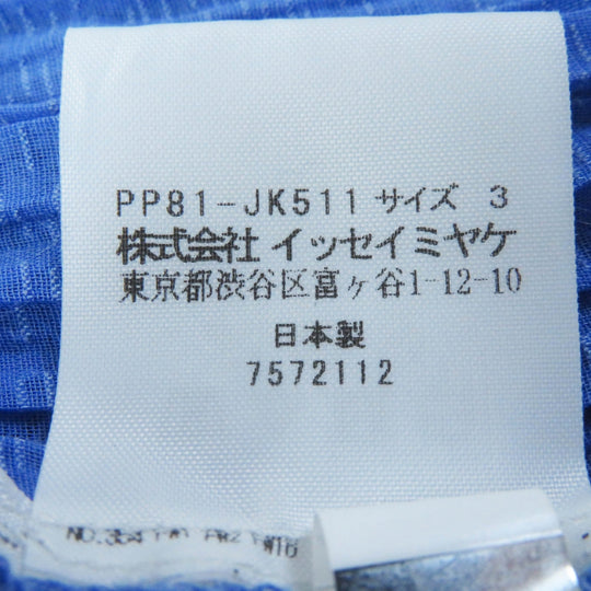 PLEATS PLEASE knit PP81-JK511 Main: 68% polyester, 32% rayon Light blue Women 3 Used Authentic