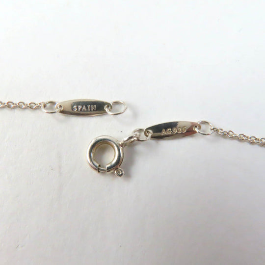 TIFFANY&Co. Necklace Main: SV925, Part: Diamond Silver El Saperetti By the yard Women Used Authentic