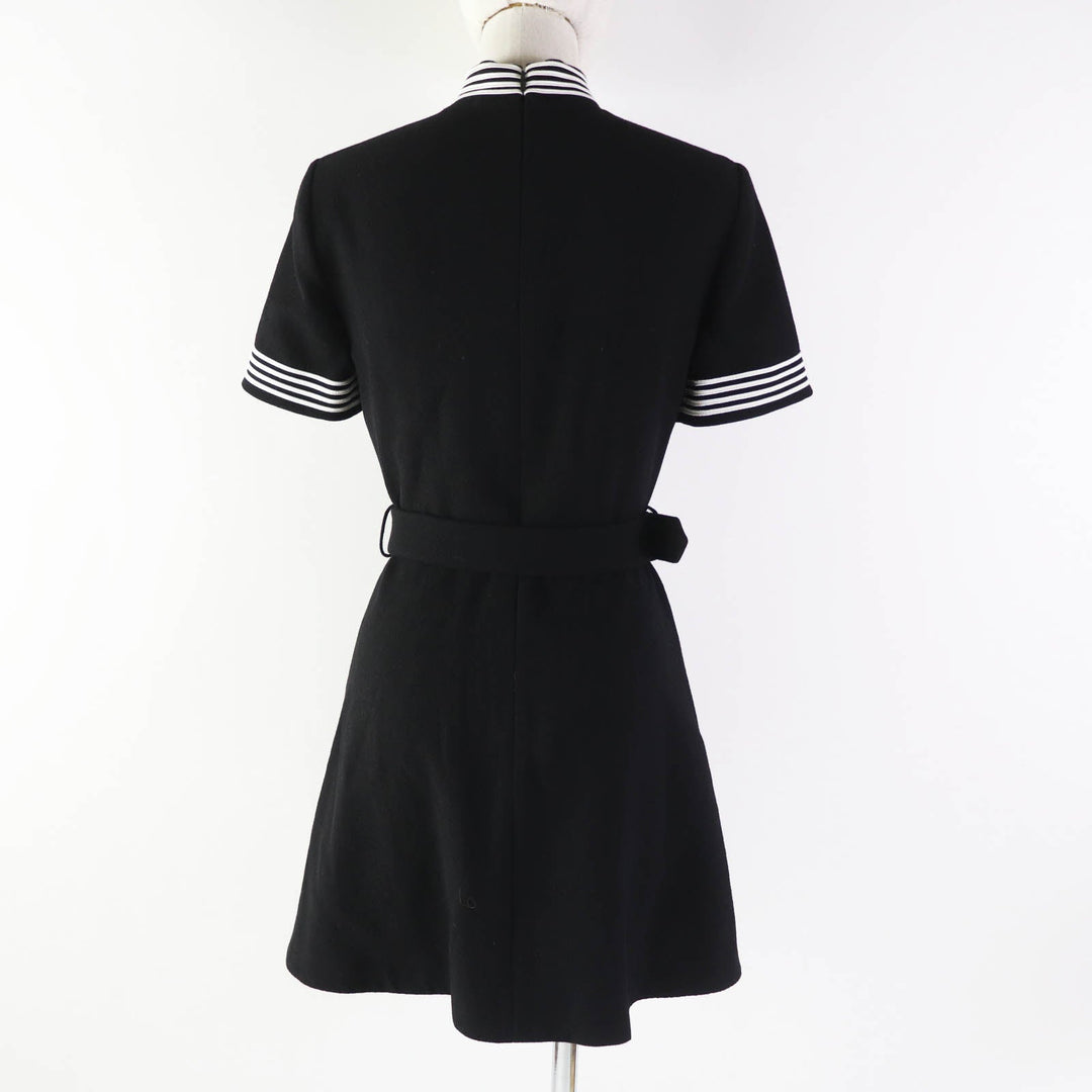 GUCCI one piece 643352 Outer: 100% wool, Lining: 100% silk, Part: 100% acetate black Women 38 Used Authentic