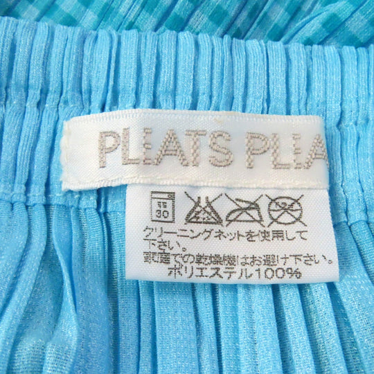 PLEATS PLEASE setup PP22-JJ853/PP22-JG855 Main: 100% polyester Light blue Women 3 Used Authentic