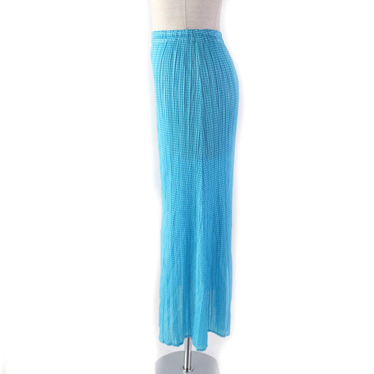 PLEATS PLEASE setup PP22-JJ853/PP22-JG855 Main: 100% polyester Light blue Women 3 Used Authentic