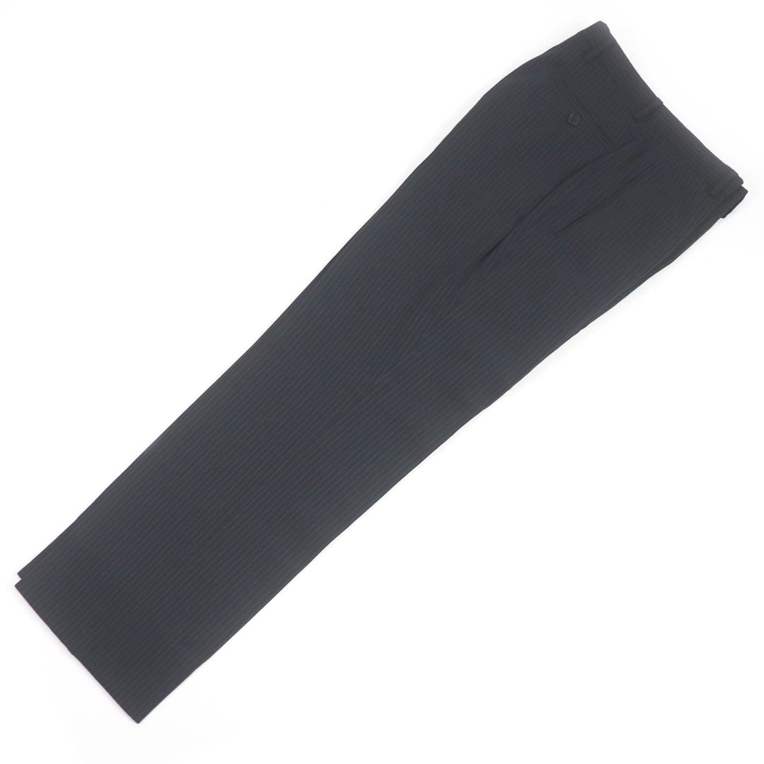 EMPORIO ARMANI suit Outer: 86% wool, Outer: 1% polyamide (nylon), Outer: 2% elastane (polyurethane), Outer: 1% polyester, Lining: 100% cupra black mens 44 Used Authentic