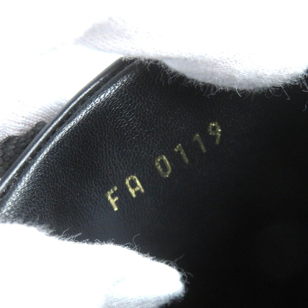LOUIS VUITTON sneakers Main: Leather black Beverly Hills Line mens 8.5 Used Authentic