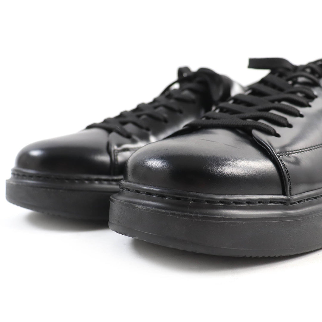 LOUIS VUITTON sneakers Main: Leather black Beverly Hills Line mens 8.5 Used Authentic