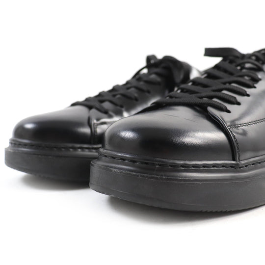 LOUIS VUITTON sneakers Main: Leather black Beverly Hills Line mens 8.5 Used Authentic