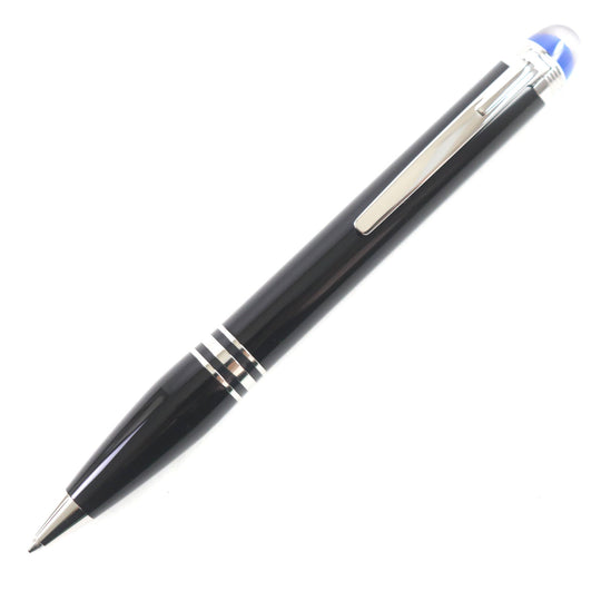 MONTBLANC Ballpoint pen 118848 Black Precious Rubbed Gin Black Silver star walker precious resin mens Used Authentic