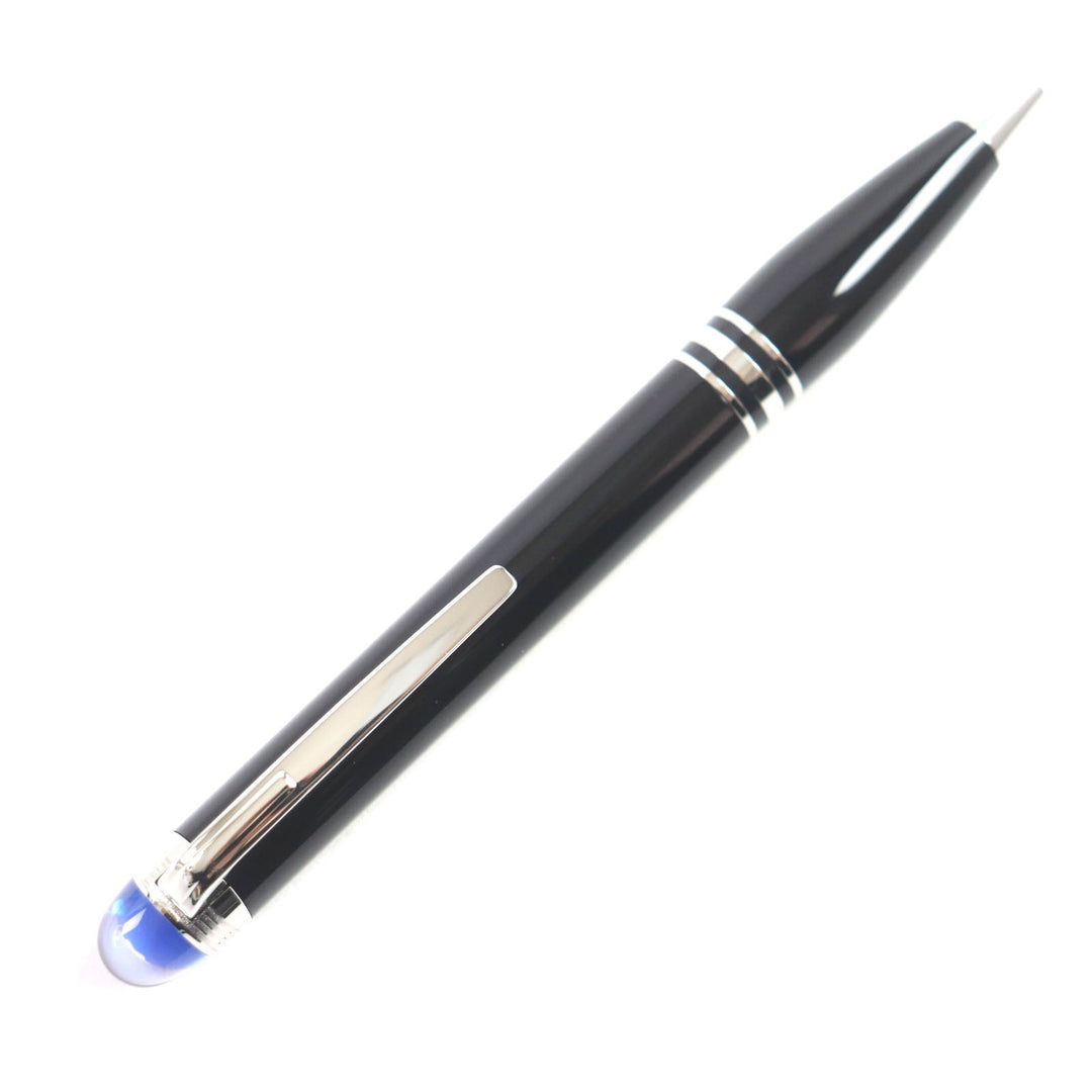 MONTBLANC Ballpoint pen 118848 Black Precious Rubbed Gin Black Silver star walker precious resin mens Used Authentic