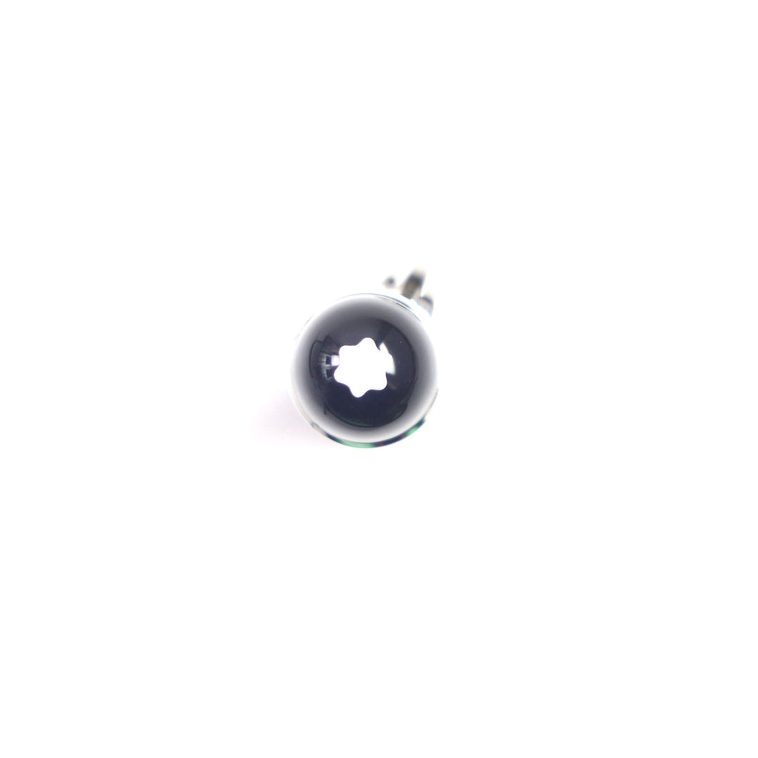 MONTBLANC Ballpoint pen 118848 Black Precious Rubbed Gin Black Silver star walker precious resin mens Used Authentic