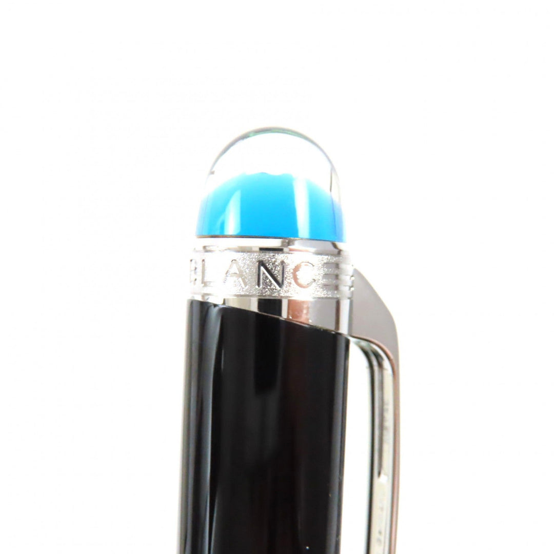 MONTBLANC Ballpoint pen 118848 Black Precious Rubbed Gin Black Silver star walker precious resin mens Used Authentic