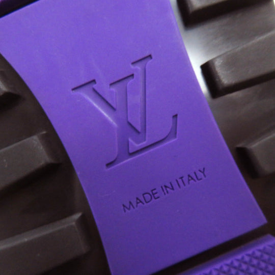 LOUIS VUITTON Leather shoes Main: Leather Purple type Gradient Kongur Line mens 6 Used Authentic