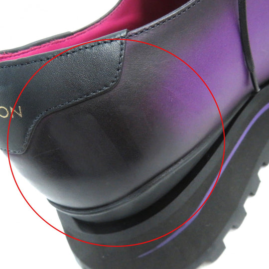 LOUIS VUITTON Leather shoes Main: Leather Purple type Gradient Kongur Line mens 6 Used Authentic