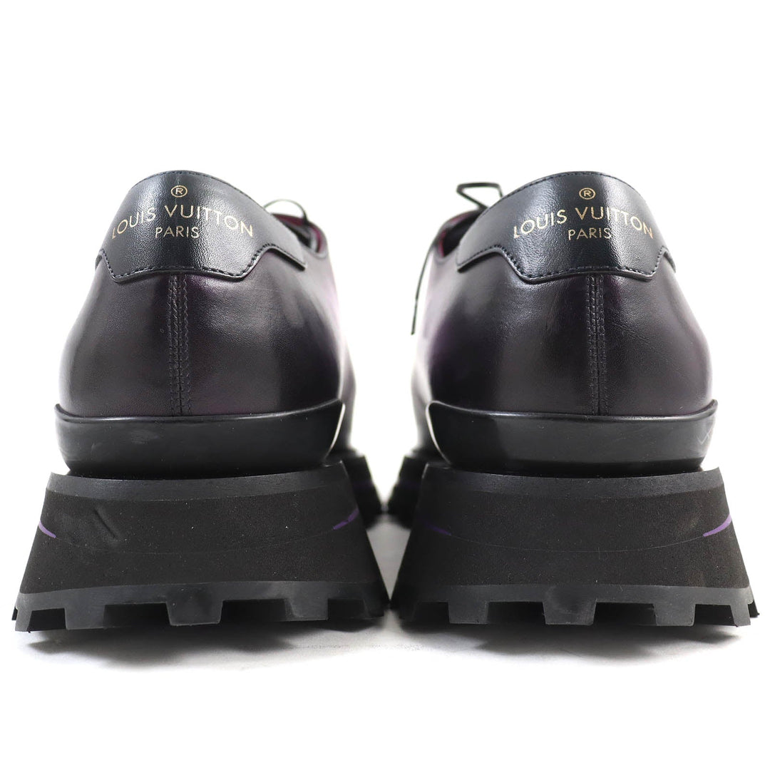 LOUIS VUITTON Leather shoes Main: Leather Purple type Gradient Kongur Line mens 6 Used Authentic