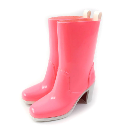 Christian Louboutin short boots Main: Rubber Pink white LOUBIRAIN 70 Loubirain Women 39 Used Authentic