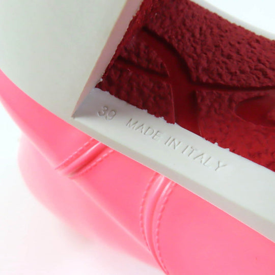 Christian Louboutin short boots Main: Rubber Pink white LOUBIRAIN 70 Loubirain Women 39 Used Authentic