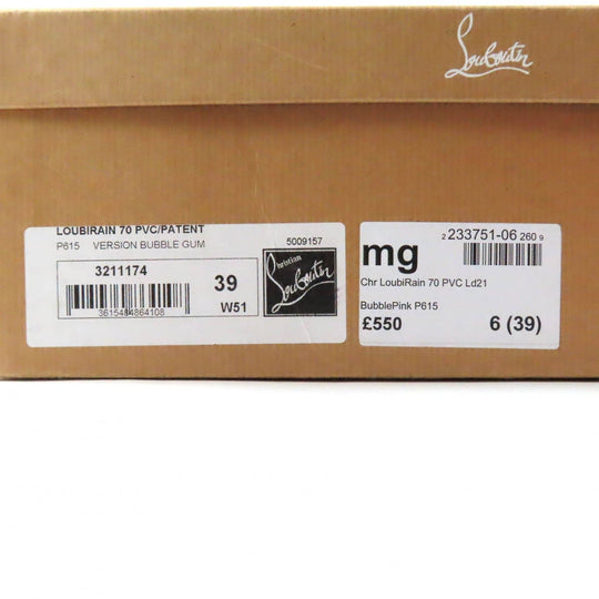 Christian Louboutin short boots Main: Rubber Pink white LOUBIRAIN 70 Loubirain Women 39 Used Authentic