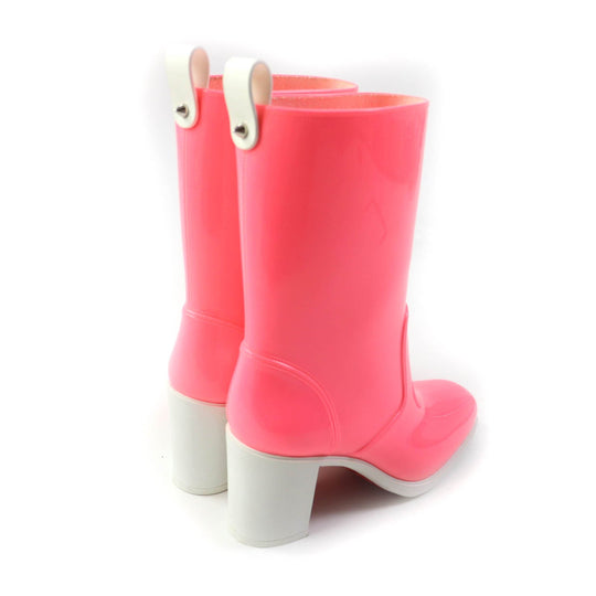 Christian Louboutin short boots Main: Rubber Pink white LOUBIRAIN 70 Loubirain Women 39 Used Authentic