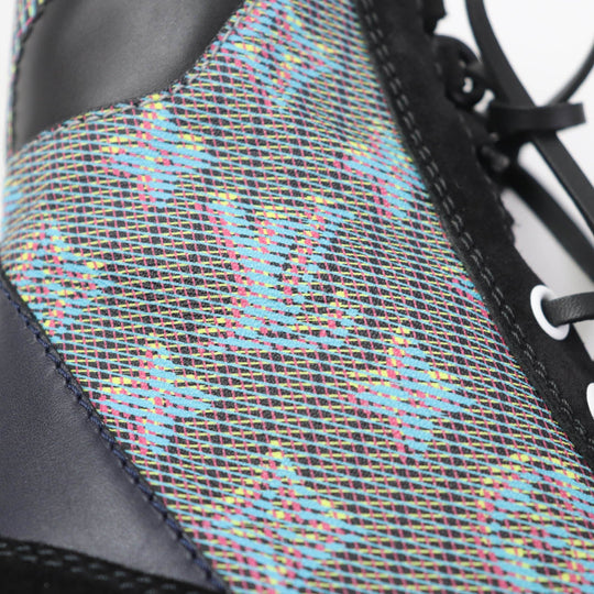 LOUIS VUITTON Ankle boots leather multicolor Laurier Line 34 1/2