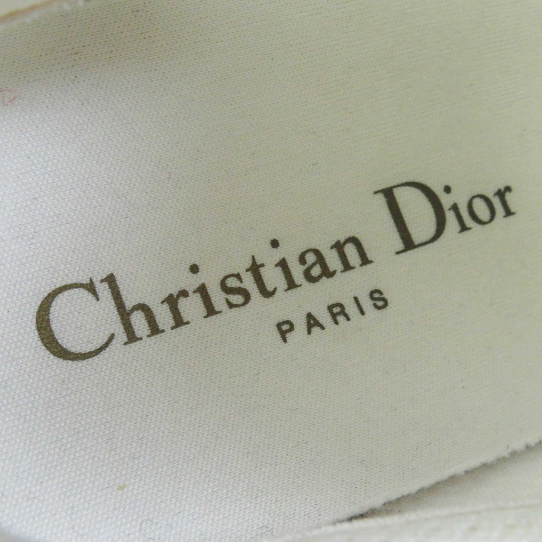 Christian Dior sneakers KCK337LRU46W37 Leather rubber White Silver DIOR VIBE Women 37 Used Authentic
