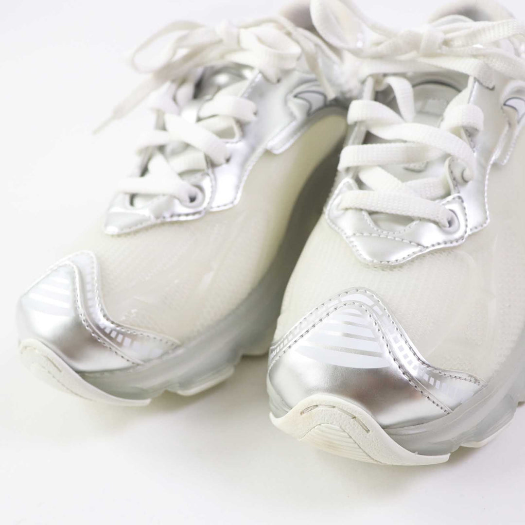Christian Dior sneakers KCK337LRU46W37 Leather rubber White Silver DIOR VIBE Women 37 Used Authentic