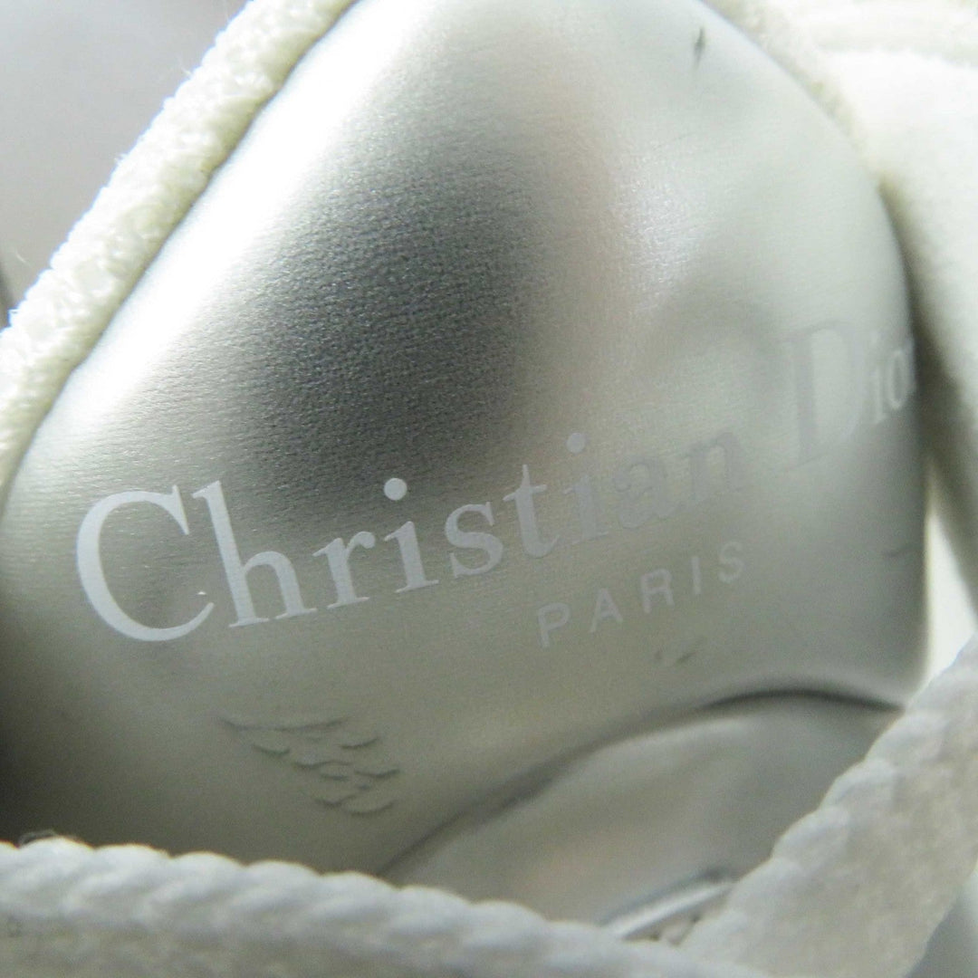 Christian Dior sneakers KCK337LRU46W37 Leather rubber White Silver DIOR VIBE Women 37 Used Authentic