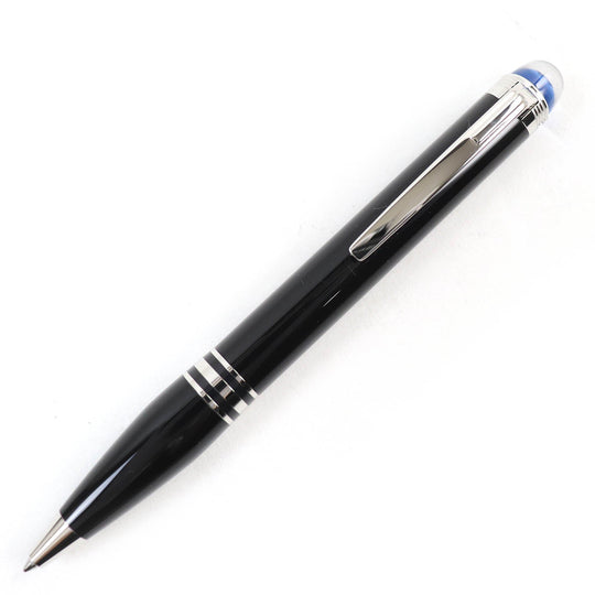 MONTBLANC Ballpoint pen 132509 Precious Resin Metal Black Silver Starwalker mens Used Authentic