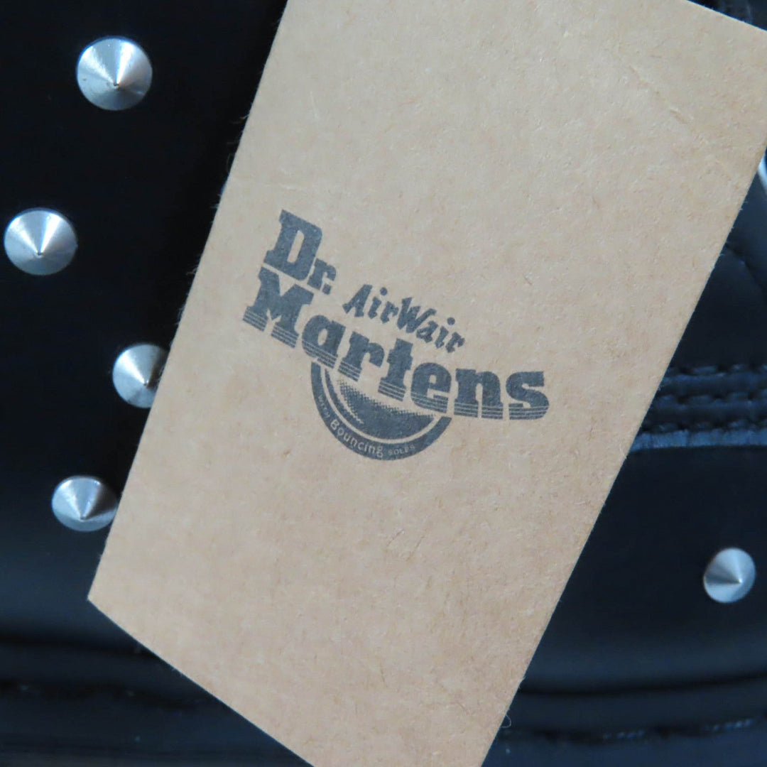 Dr.Martens short boots 27040001 Main: Leather Black Silver 1460 STUD Women 38 Used Authentic