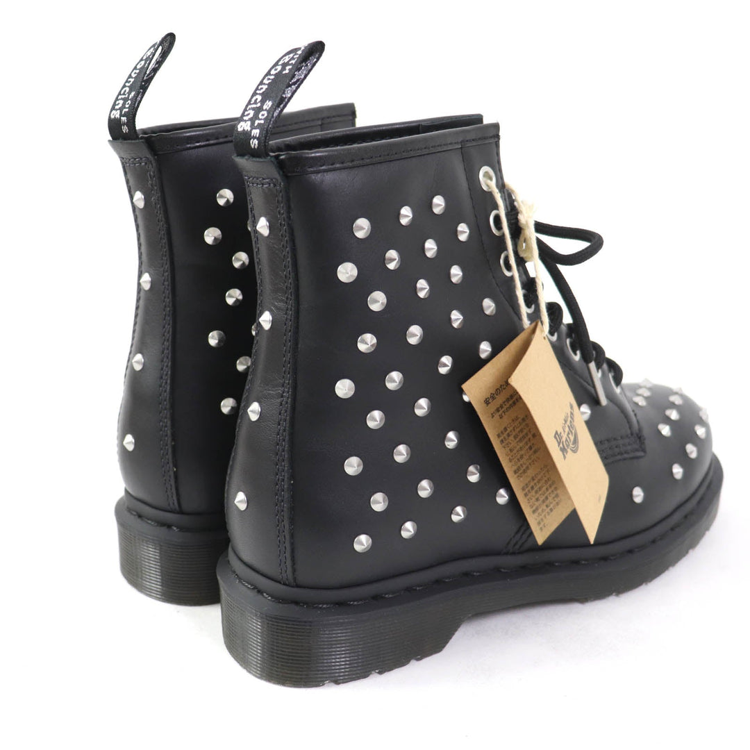 Dr.Martens short boots 27040001 Main: Leather Black Silver 1460 STUD Women 38 Used Authentic