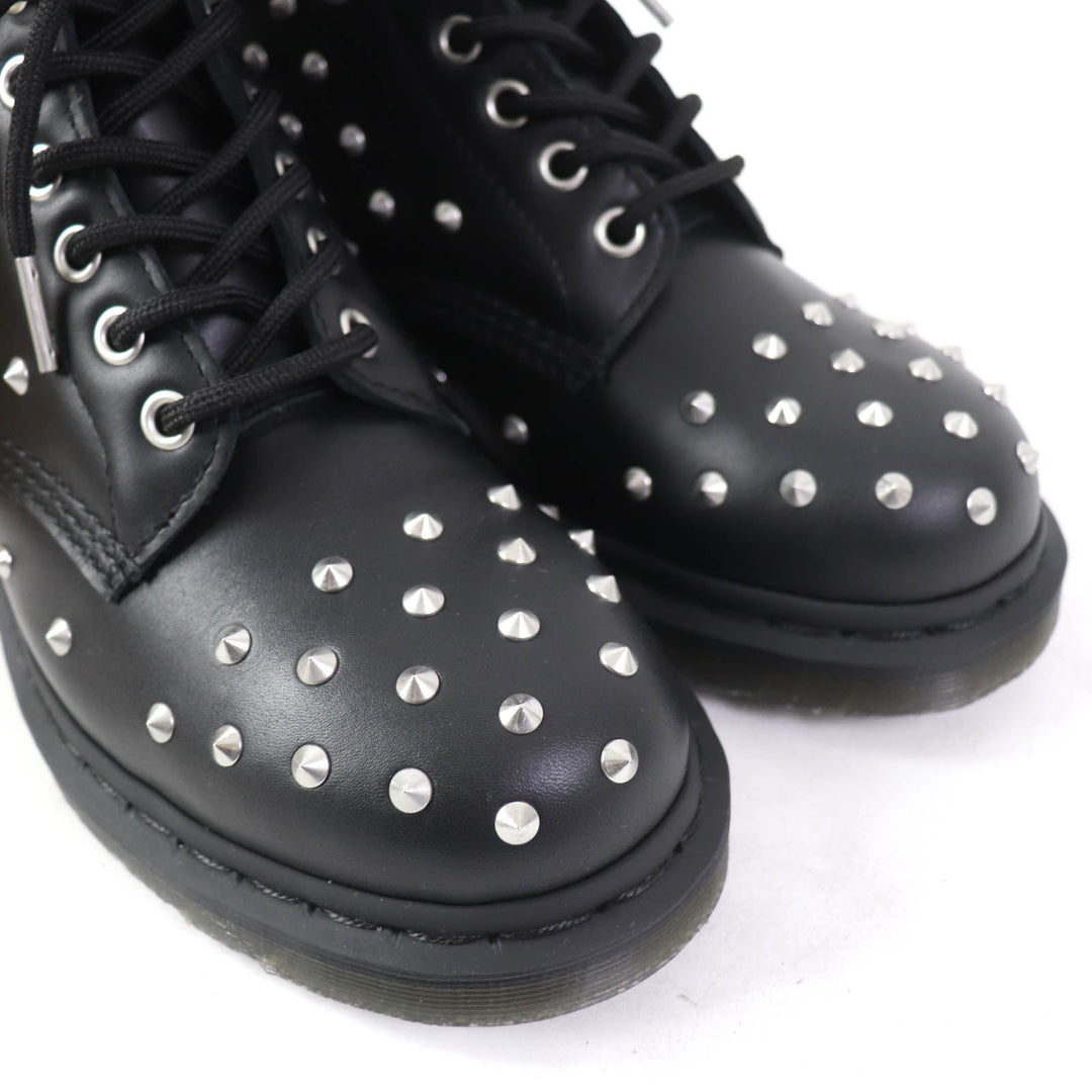 Dr.Martens short boots 27040001 Main: Leather Black Silver 1460 STUD Women 38 Used Authentic