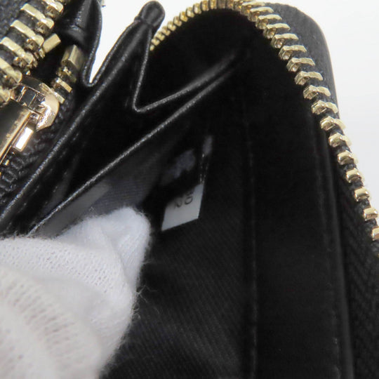 COACH Long Wallet Purse F52372 Main: Leather black Women Used Authentic