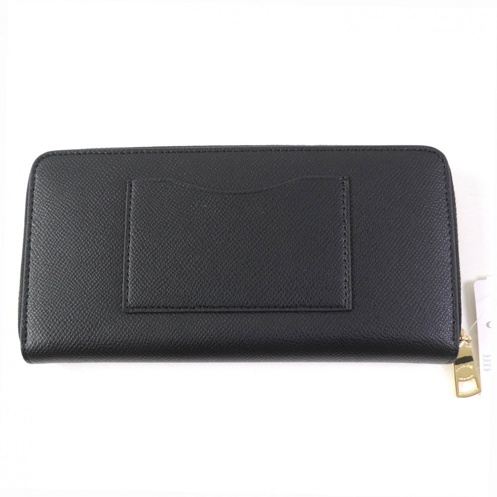COACH Long Wallet Purse F52372 Main: Leather black Women Used Authentic
