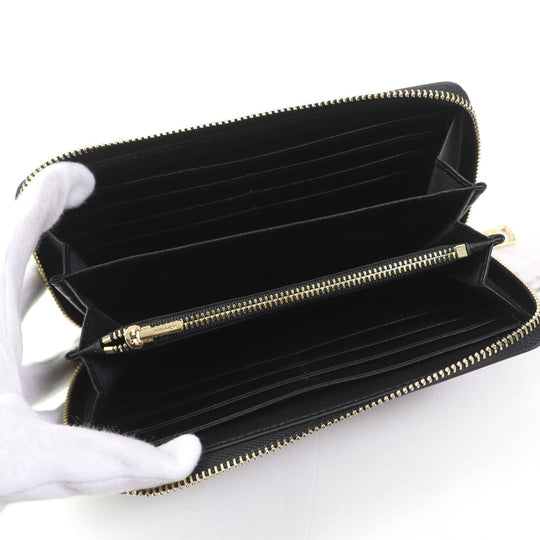 COACH Long Wallet Purse F52372 Main: Leather black Women Used Authentic