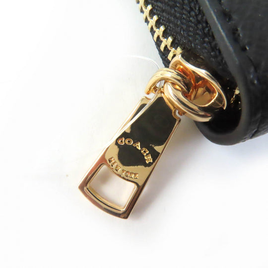COACH Long Wallet Purse F52372 Main: Leather black Women Used Authentic