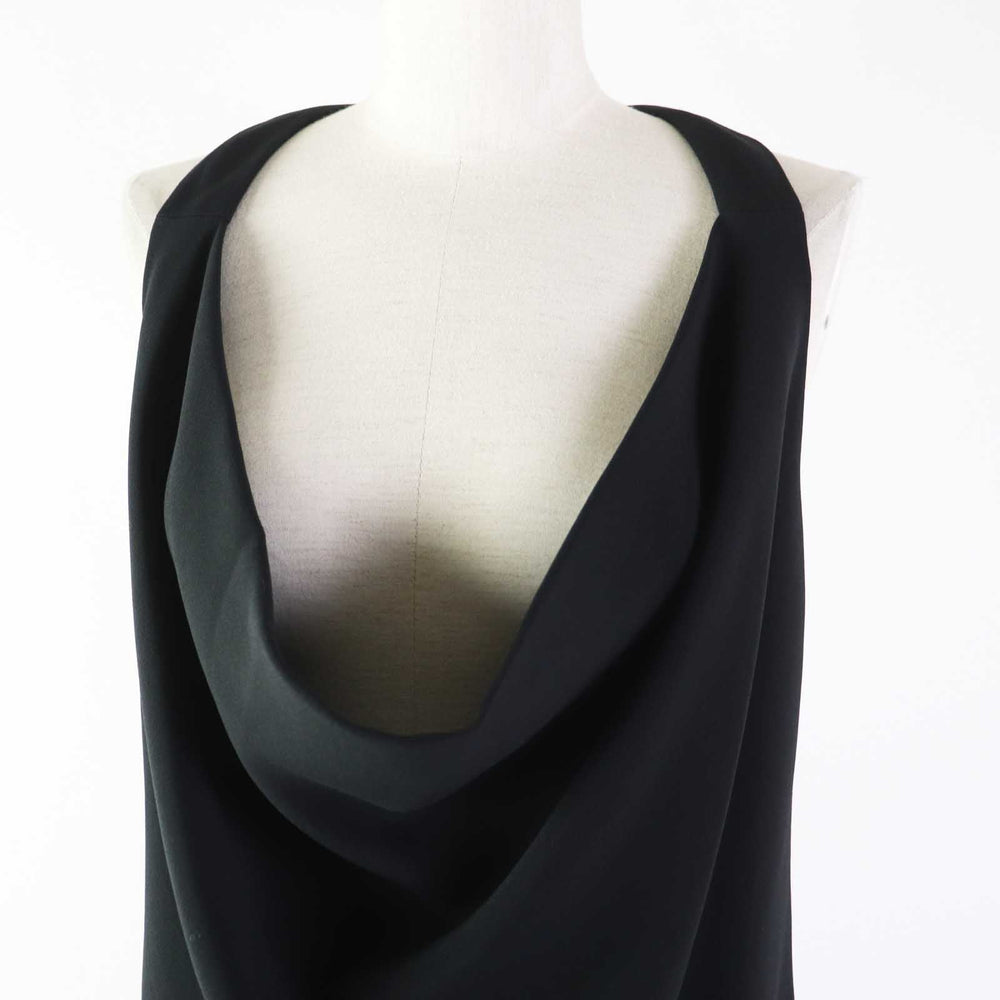 CELINE one piece 2 6L42/3060 Outer: 50% rayon, Outer: 47% acetate, Outer: 3% polyurethane, Lining: 100% silk black Phoebe Philo Women 40 Used Authentic