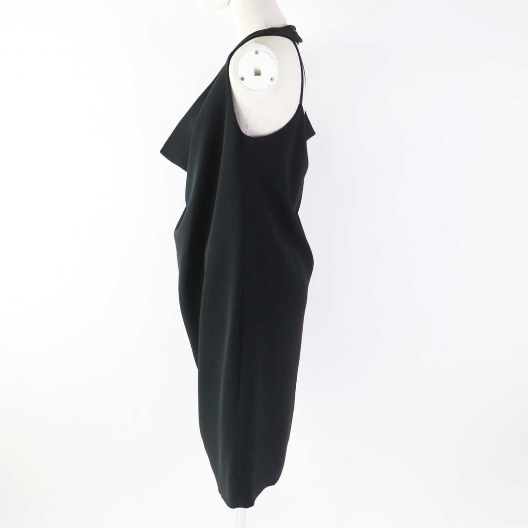 CELINE one piece 2 6L42/3060 Outer: 50% rayon, Outer: 47% acetate, Outer: 3% polyurethane, Lining: 100% silk black Phoebe Philo Women 40 Used Authentic