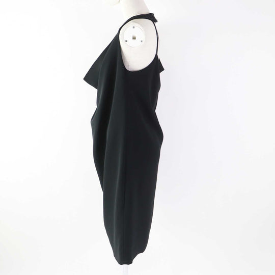 CELINE one piece 2 6L42/3060 Outer: 50% rayon, Outer: 47% acetate, Outer: 3% polyurethane, Lining: 100% silk black Phoebe Philo Women 40 Used Authentic